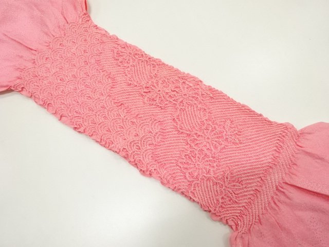 JAPANESE KIMONO / OBIAGE / SILK / SHIBORI